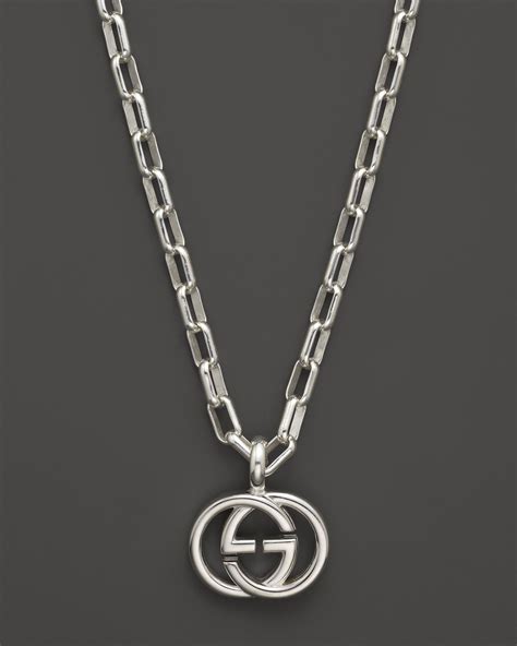 nordstrom gucci interlocking g necklace|gucci interlocking g heart necklace.